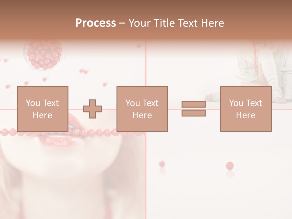 Pretty Jewelery Model PowerPoint Template