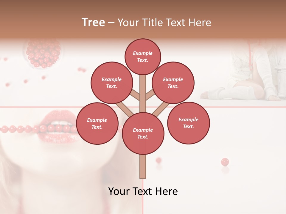 Pretty Jewelery Model PowerPoint Template