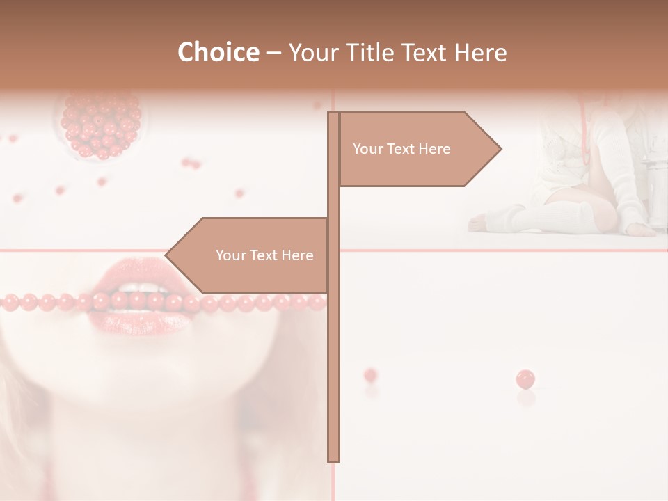 Pretty Jewelery Model PowerPoint Template