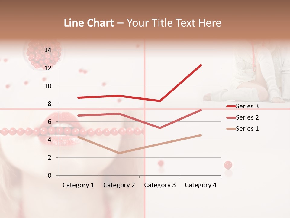 Pretty Jewelery Model PowerPoint Template