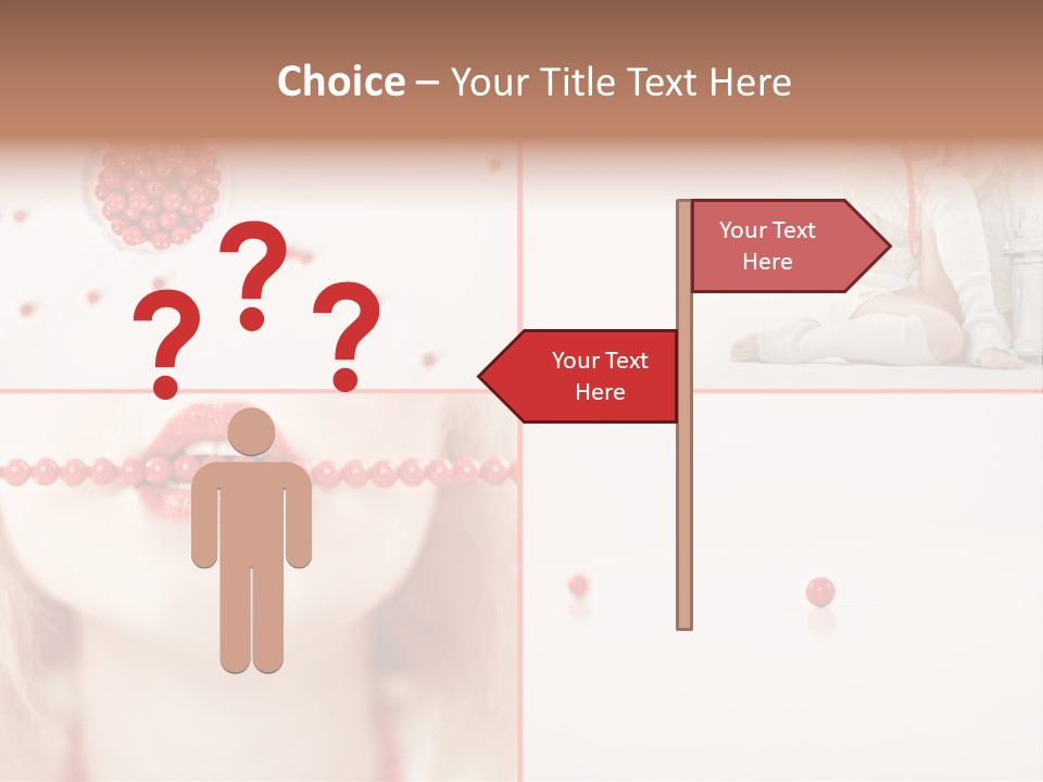 Pretty Jewelery Model PowerPoint Template