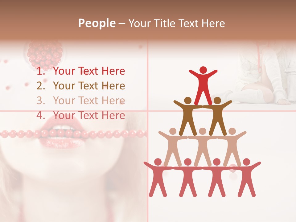 Pretty Jewelery Model PowerPoint Template