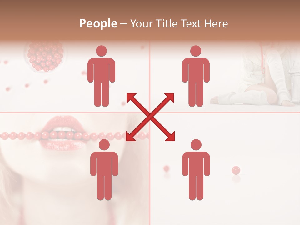 Pretty Jewelery Model PowerPoint Template