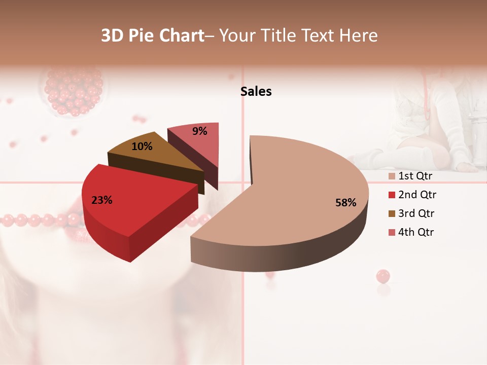 Pretty Jewelery Model PowerPoint Template