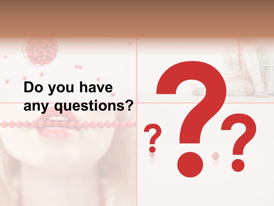 Pretty Jewelery Model PowerPoint Template