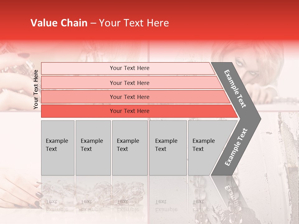 Luxury Caucasian Model PowerPoint Template