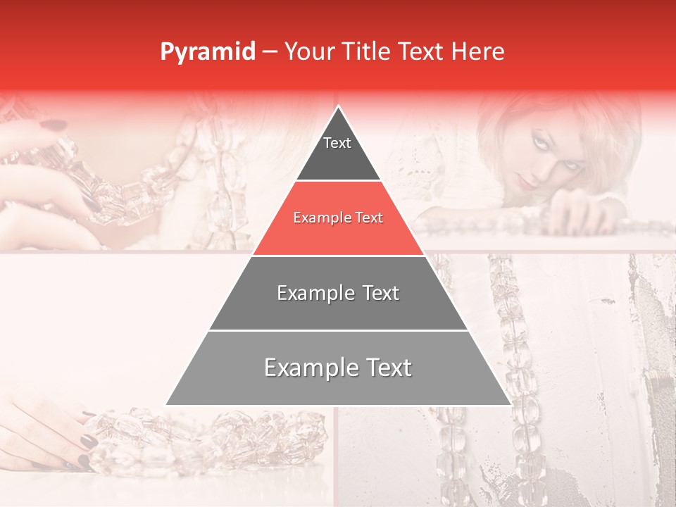 Luxury Caucasian Model PowerPoint Template