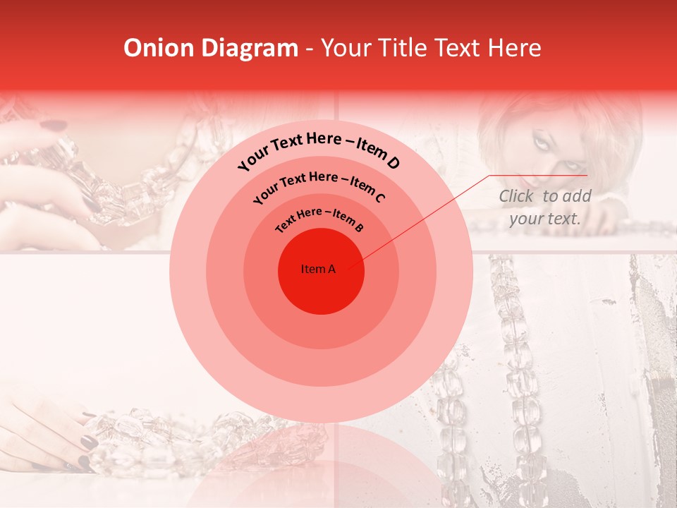 Luxury Caucasian Model PowerPoint Template