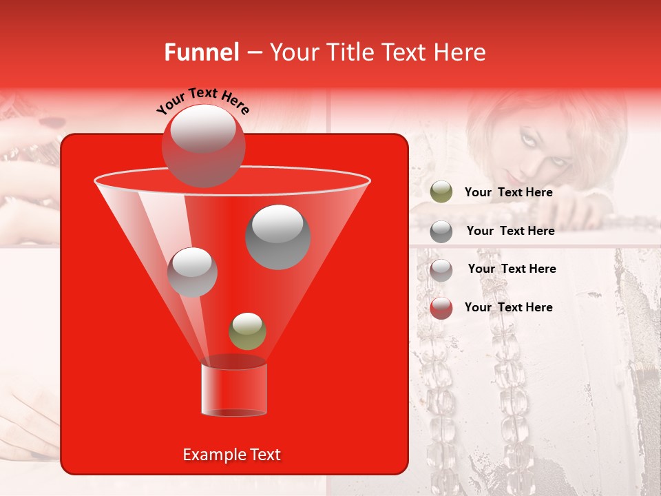 Luxury Caucasian Model PowerPoint Template