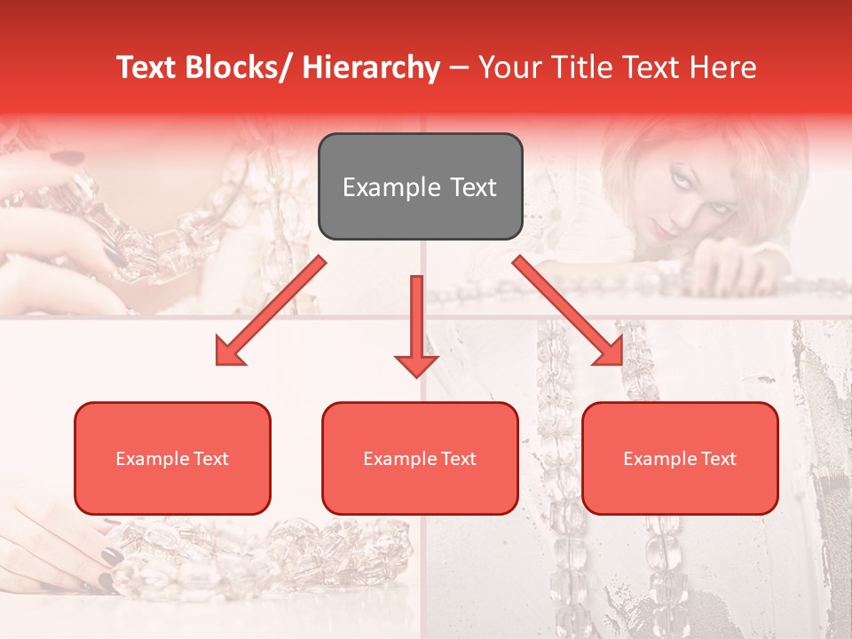 Luxury Caucasian Model PowerPoint Template