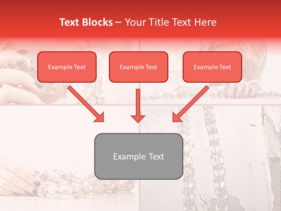 Luxury Caucasian Model PowerPoint Template