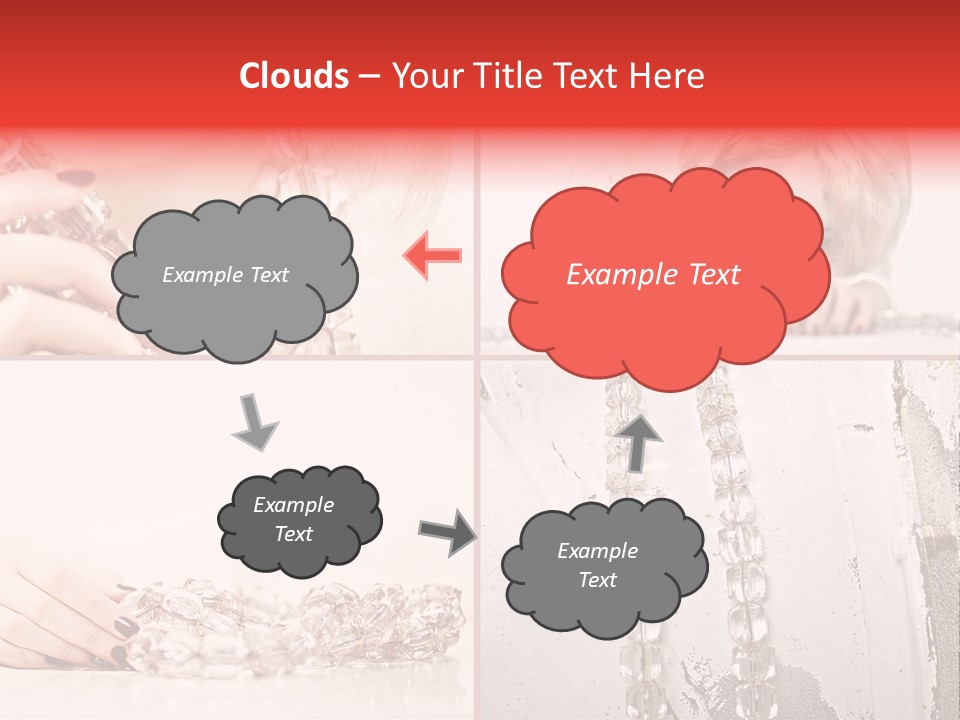 Luxury Caucasian Model PowerPoint Template