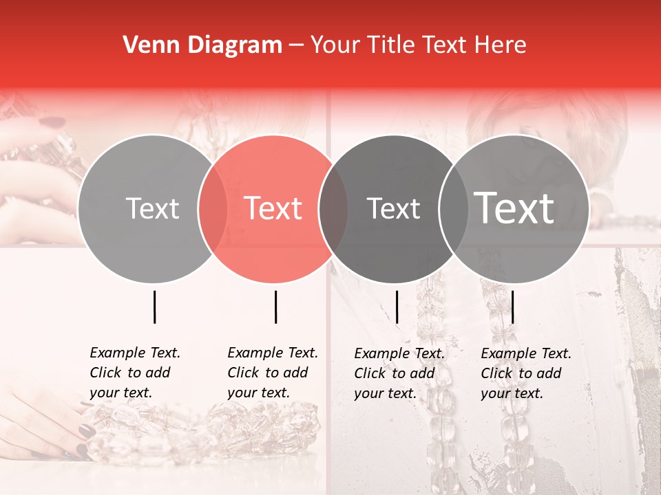 Luxury Caucasian Model PowerPoint Template