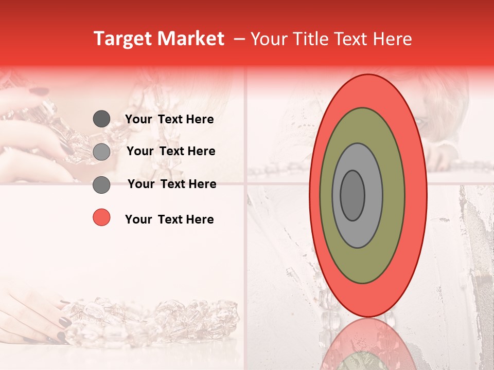 Luxury Caucasian Model PowerPoint Template