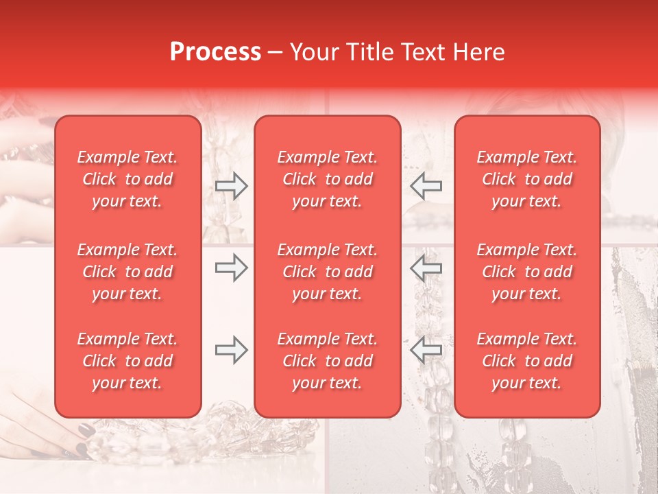 Luxury Caucasian Model PowerPoint Template
