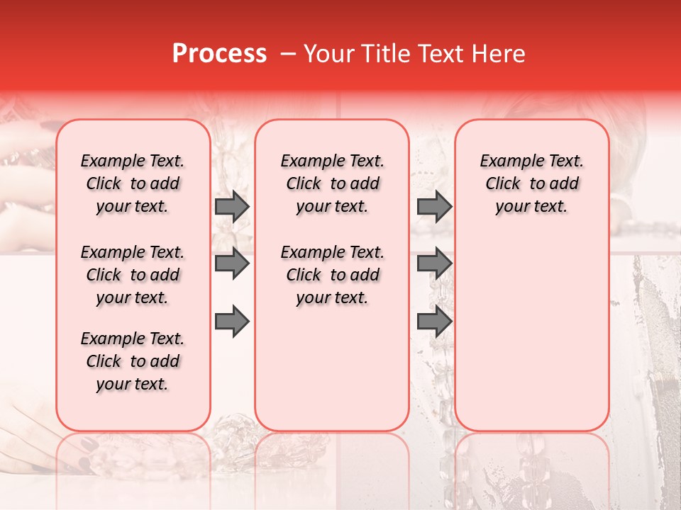 Luxury Caucasian Model PowerPoint Template