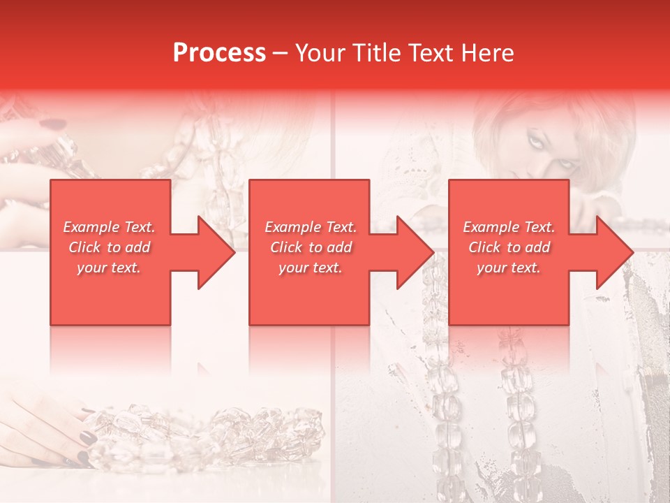 Luxury Caucasian Model PowerPoint Template