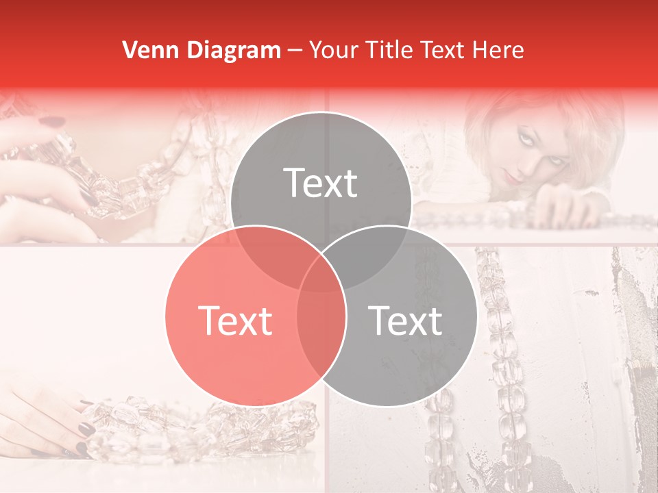 Luxury Caucasian Model PowerPoint Template