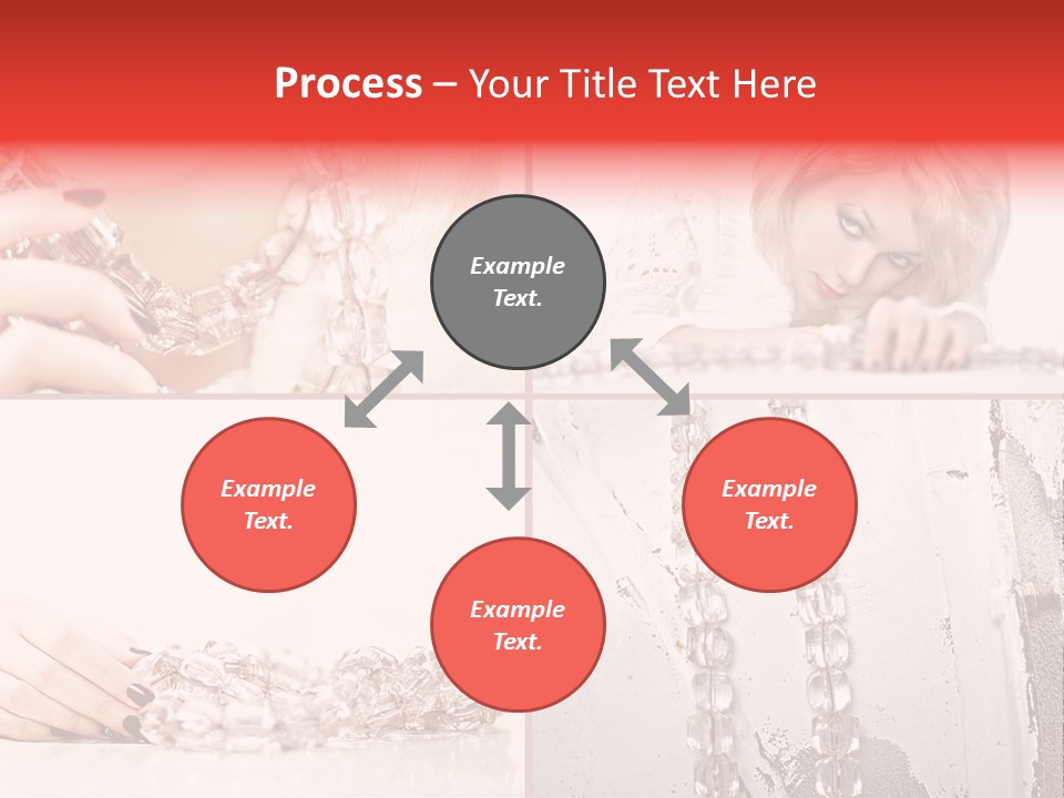 Luxury Caucasian Model PowerPoint Template