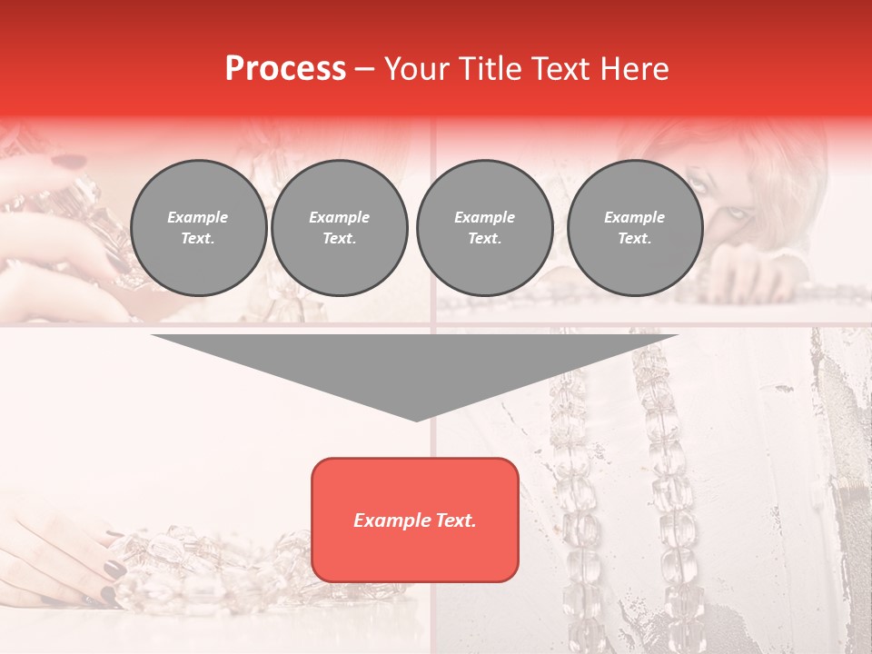 Luxury Caucasian Model PowerPoint Template