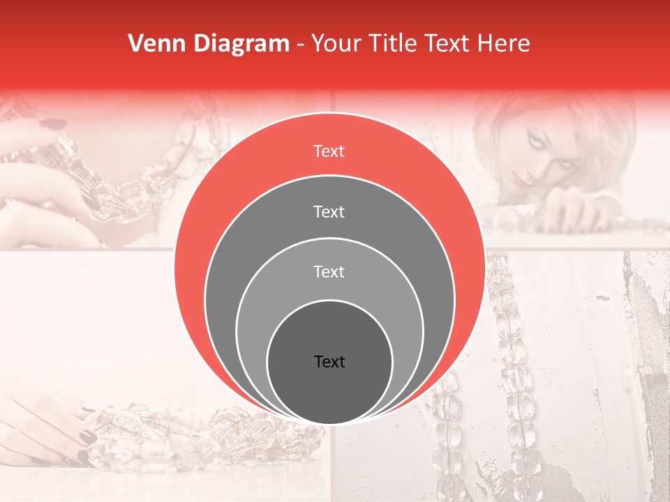 Luxury Caucasian Model PowerPoint Template