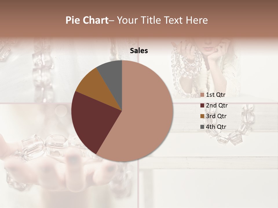 Ring Model Adornment PowerPoint Template