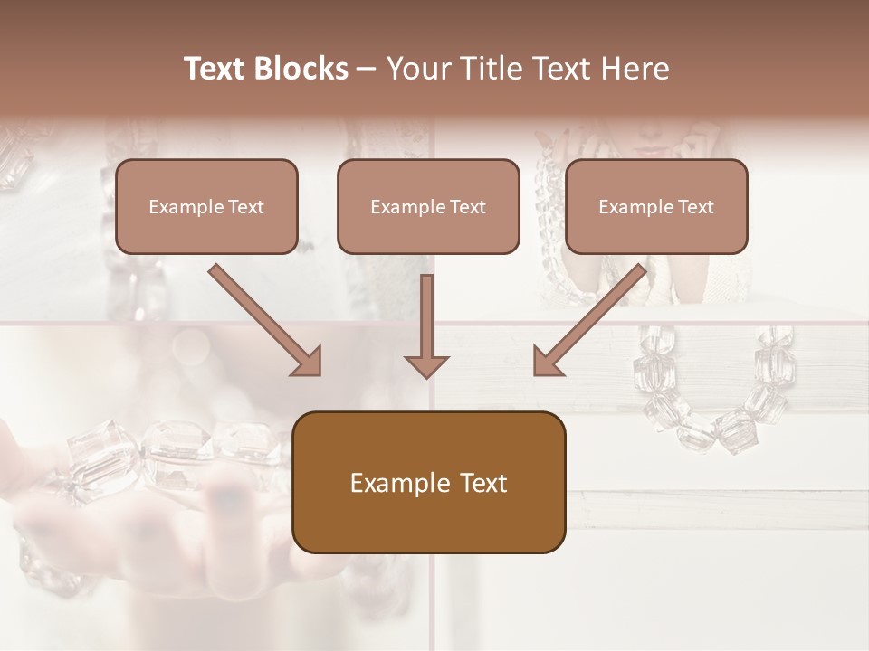 Ring Model Adornment PowerPoint Template