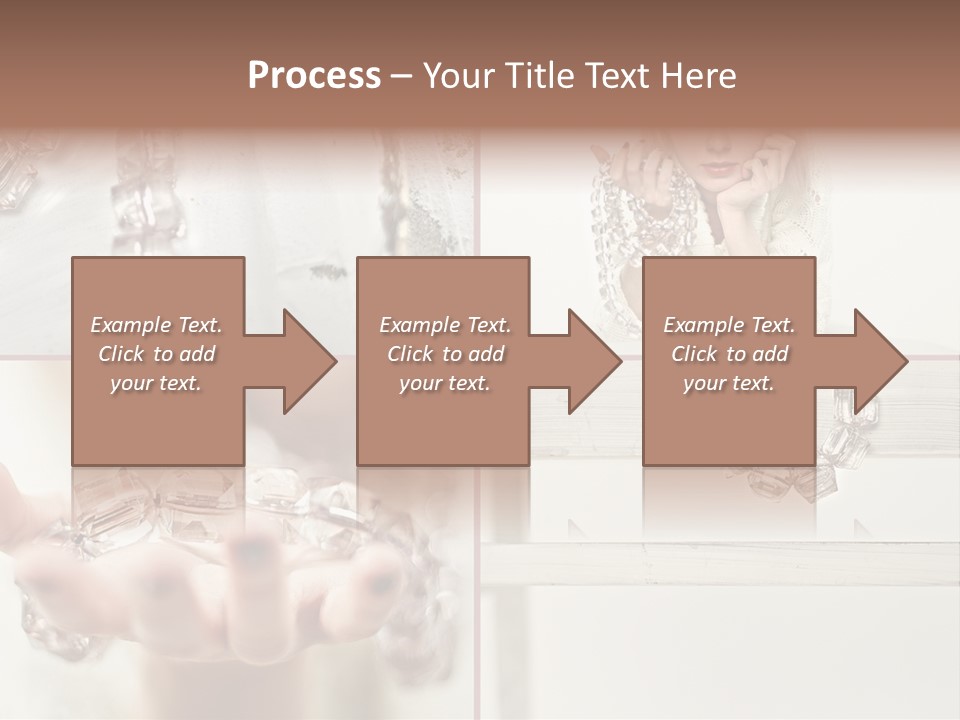 Ring Model Adornment PowerPoint Template