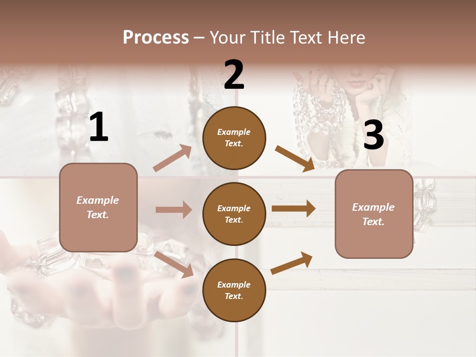 Ring Model Adornment PowerPoint Template