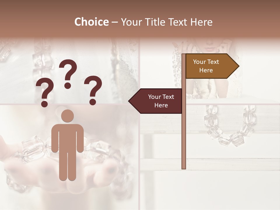 Ring Model Adornment PowerPoint Template