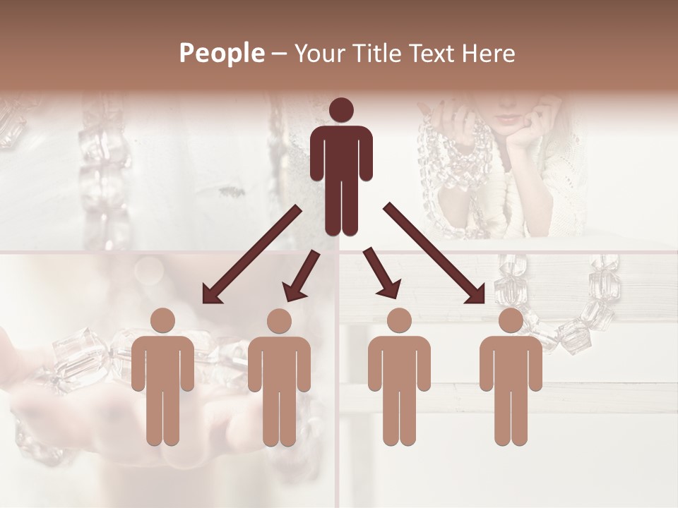 Ring Model Adornment PowerPoint Template