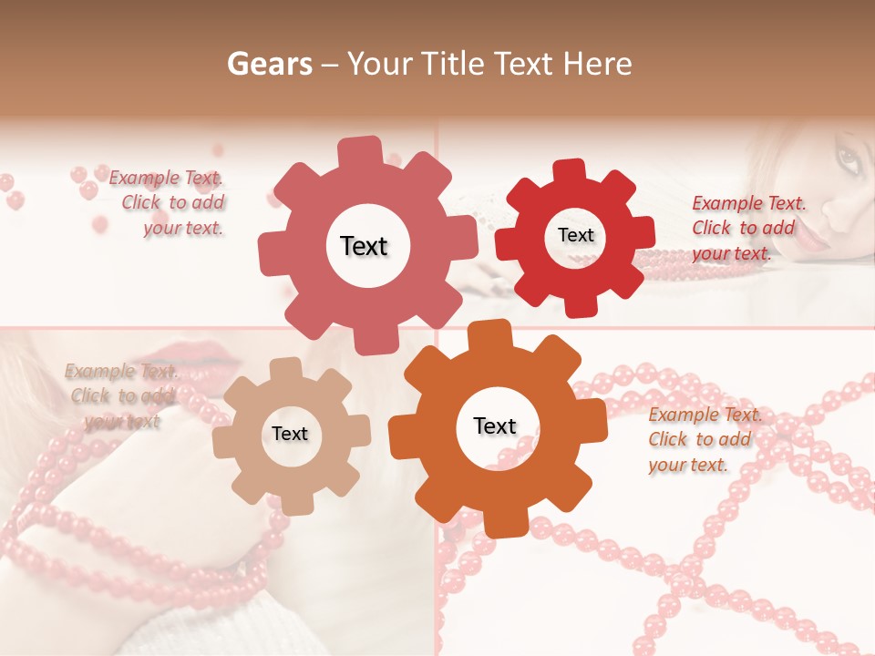 Beauty Shiny Cute PowerPoint Template