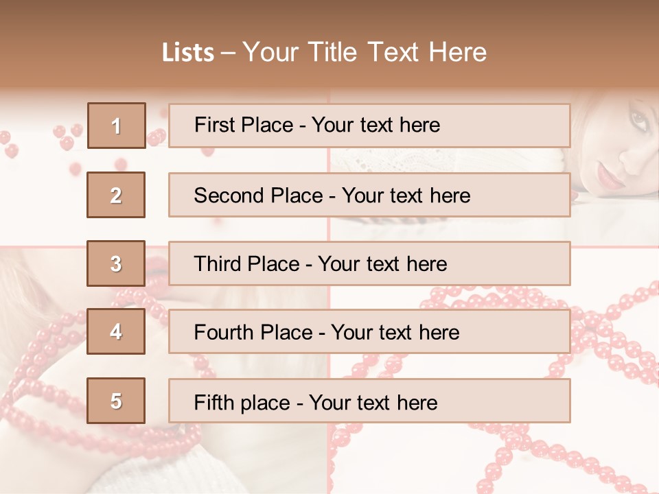Beauty Shiny Cute PowerPoint Template