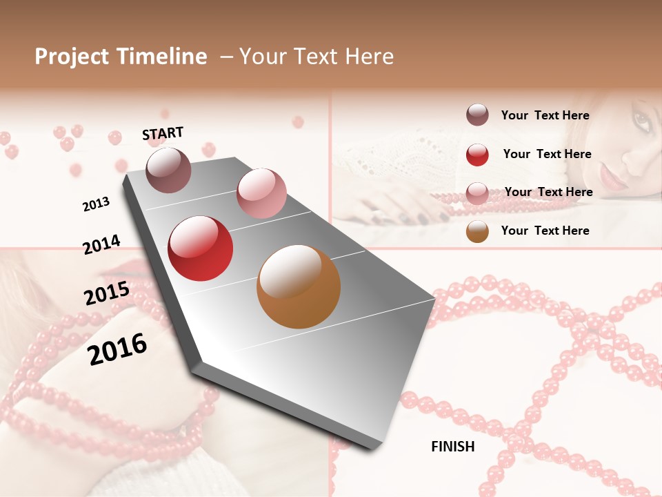 Beauty Shiny Cute PowerPoint Template