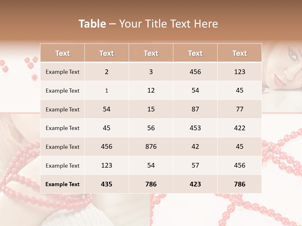 Beauty Shiny Cute PowerPoint Template