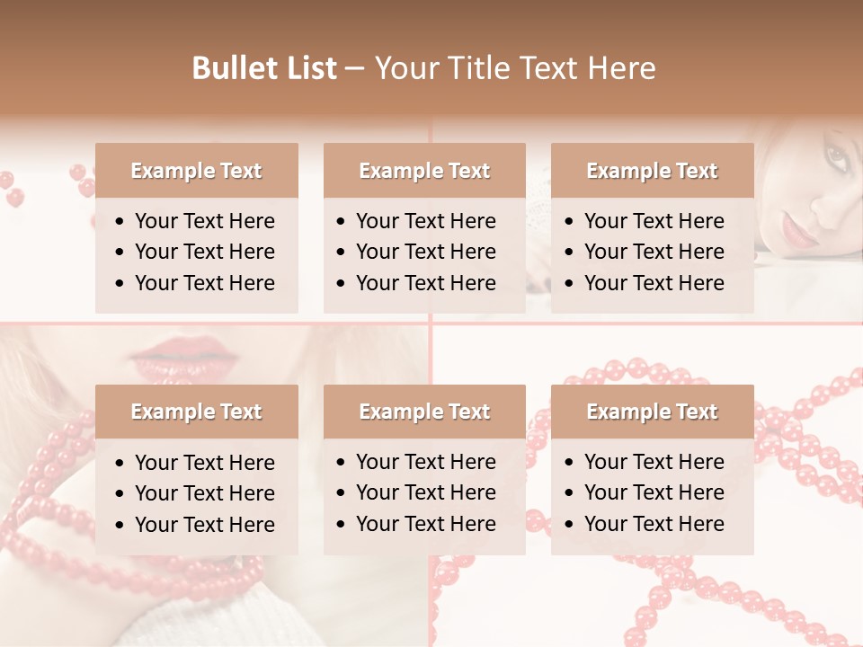 Beauty Shiny Cute PowerPoint Template