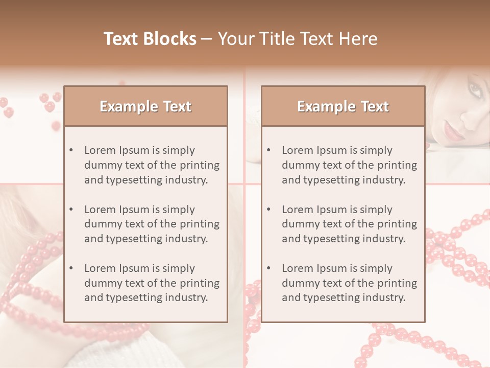 Beauty Shiny Cute PowerPoint Template