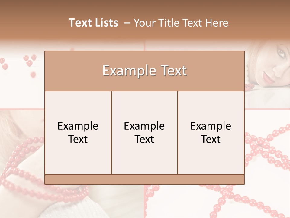 Beauty Shiny Cute PowerPoint Template