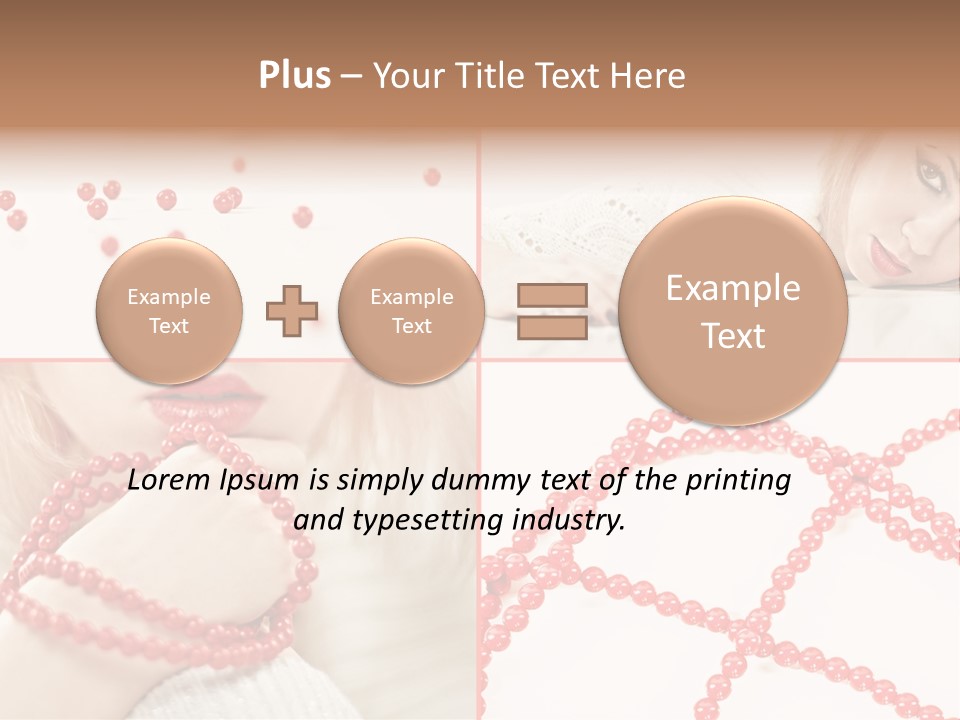 Beauty Shiny Cute PowerPoint Template