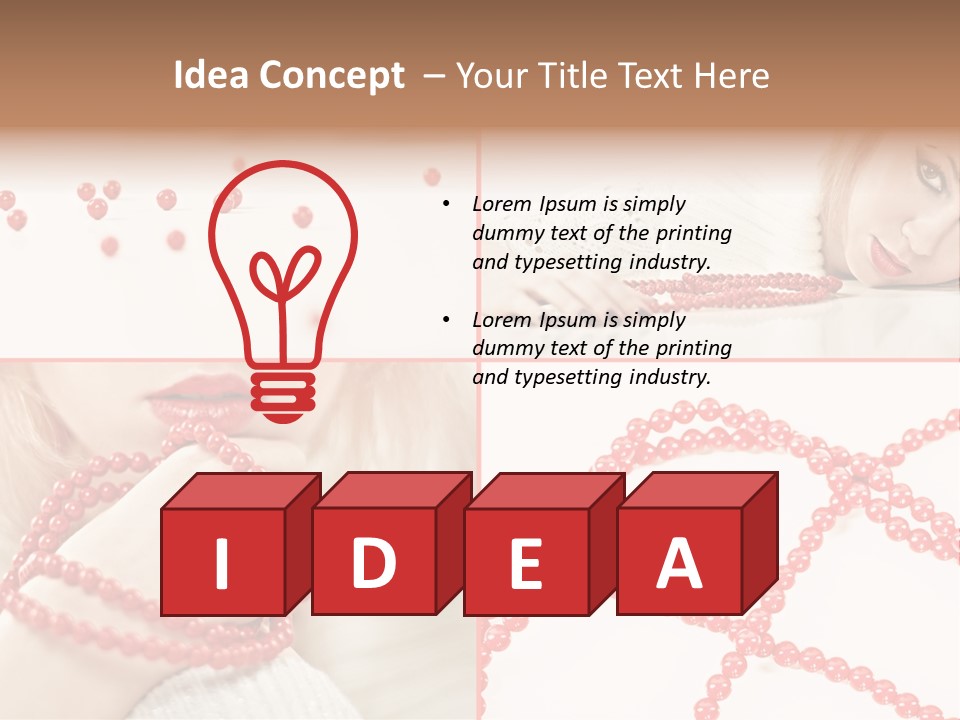 Beauty Shiny Cute PowerPoint Template