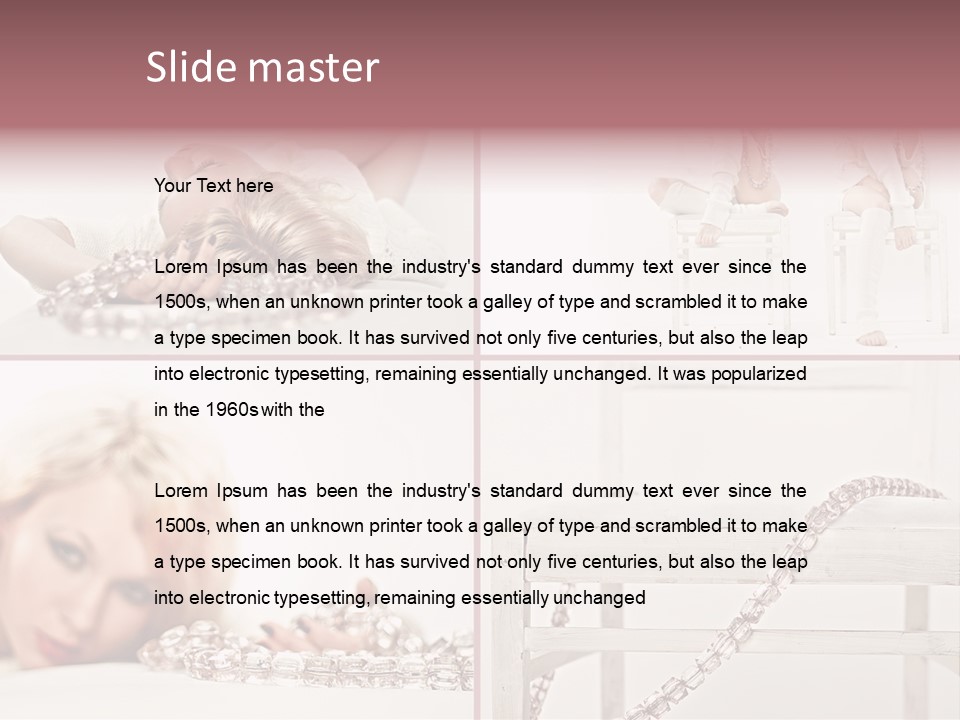 Bracelet Cute Stylish PowerPoint Template