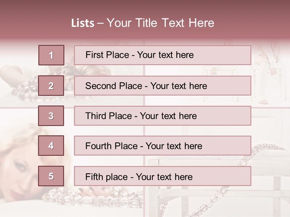 Bracelet Cute Stylish PowerPoint Template