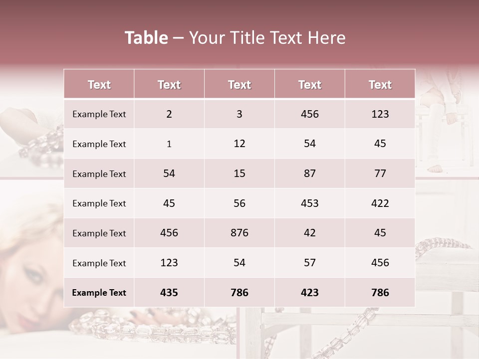 Bracelet Cute Stylish PowerPoint Template