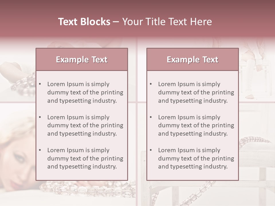 Bracelet Cute Stylish PowerPoint Template