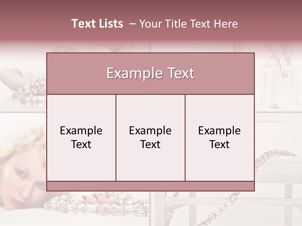 Bracelet Cute Stylish PowerPoint Template