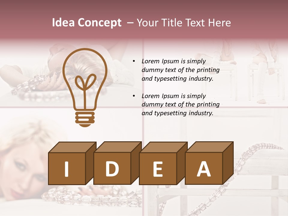 Bracelet Cute Stylish PowerPoint Template