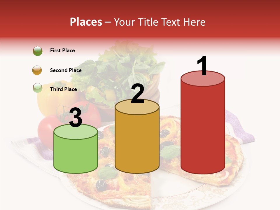 Pizza Snack Portion PowerPoint Template