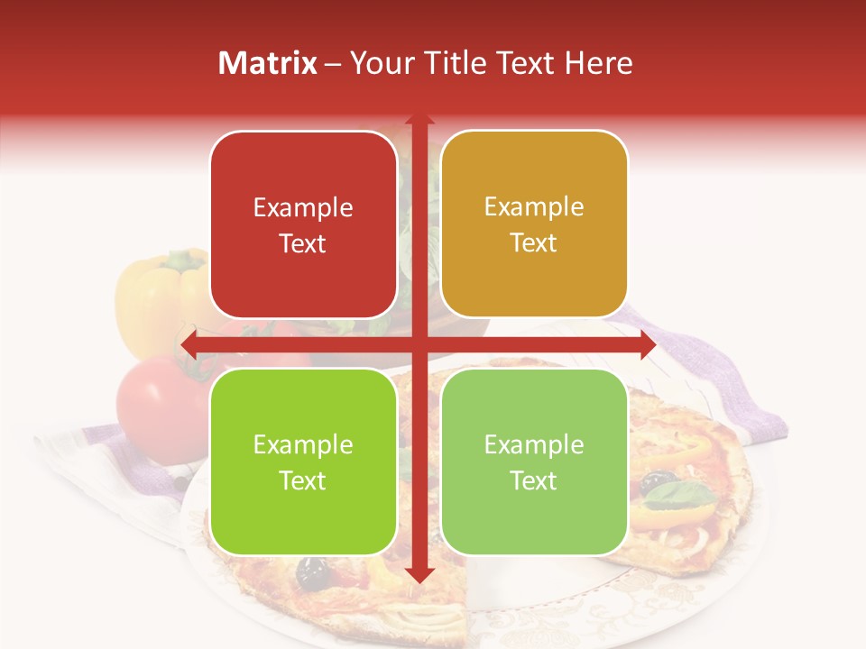Pizza Snack Portion PowerPoint Template