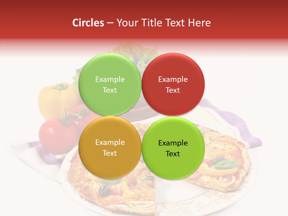 Pizza Snack Portion PowerPoint Template