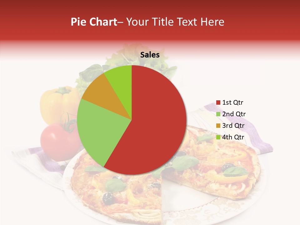Pizza Snack Portion PowerPoint Template